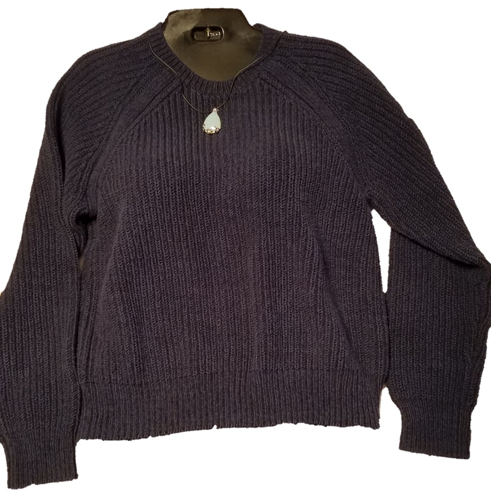 Tommy Hilfiger Womens XL Navy Blue Sweater
